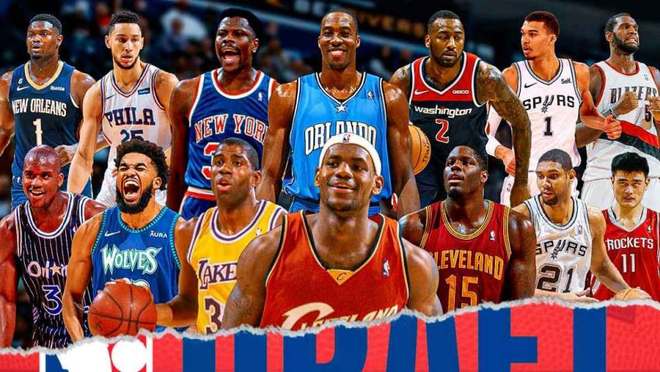 美媒公布51位NBA状元排名：詹姆斯第1奥尼尔第3，姚明高居第13